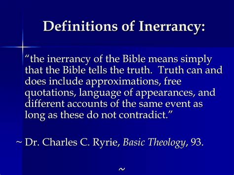 inerrancy in tagalog